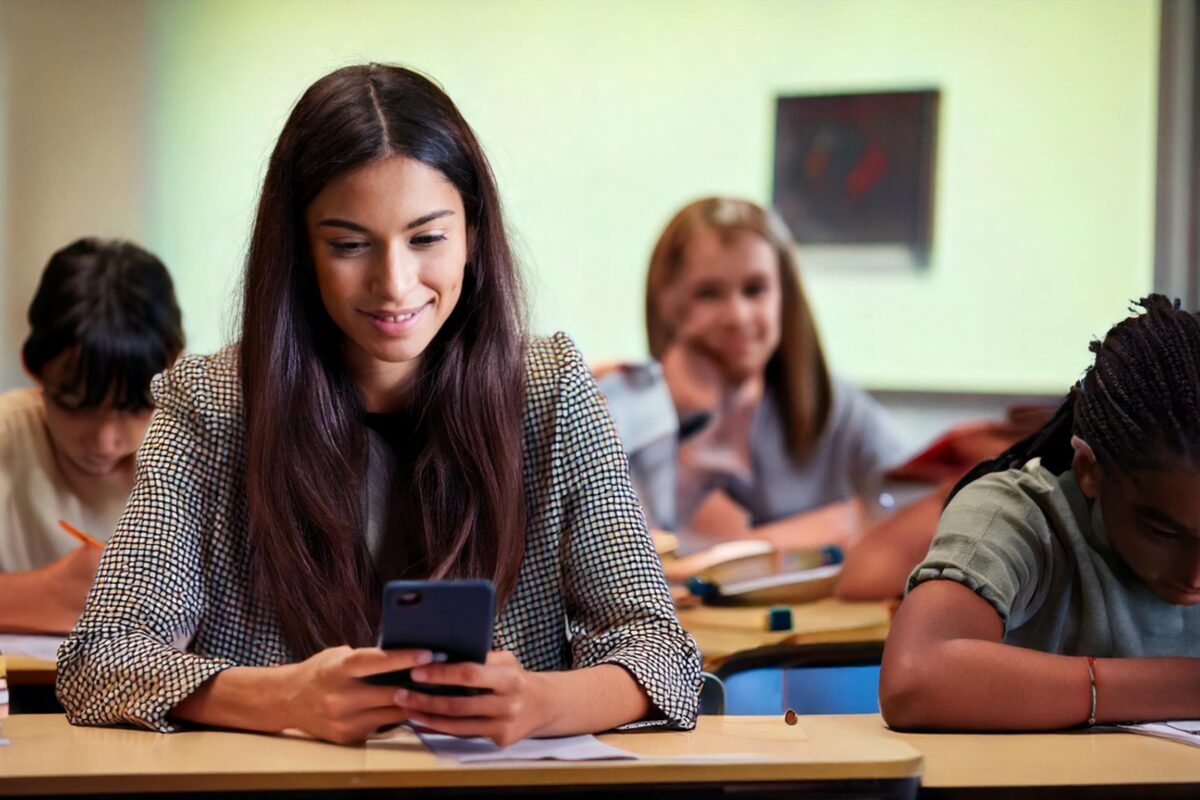 TikTok in diretta dal banco di scuola